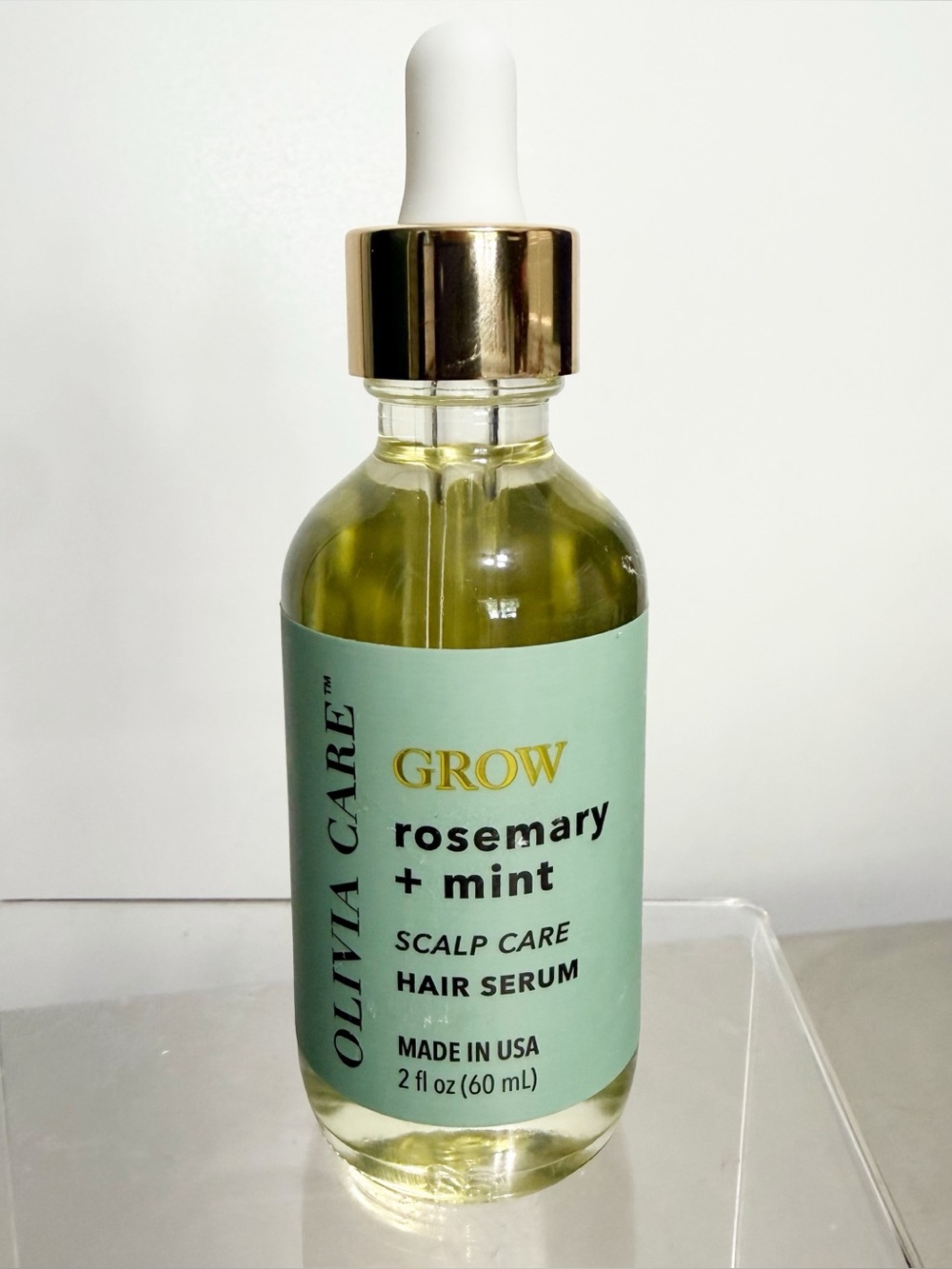 OLIVIA CARE Rosemary + Mint Scalp Care Hair Serum 2 fl oz / 60mL ~ NEW